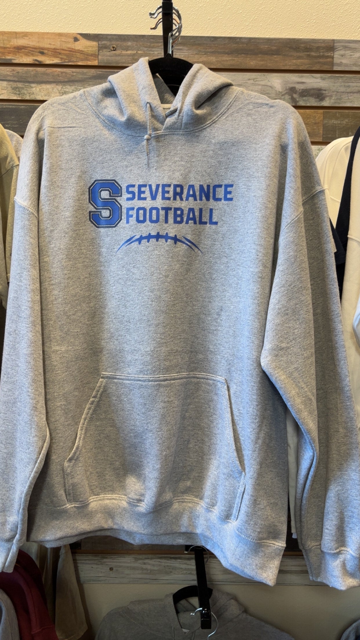 Severance Football Imprinted Hoodie
