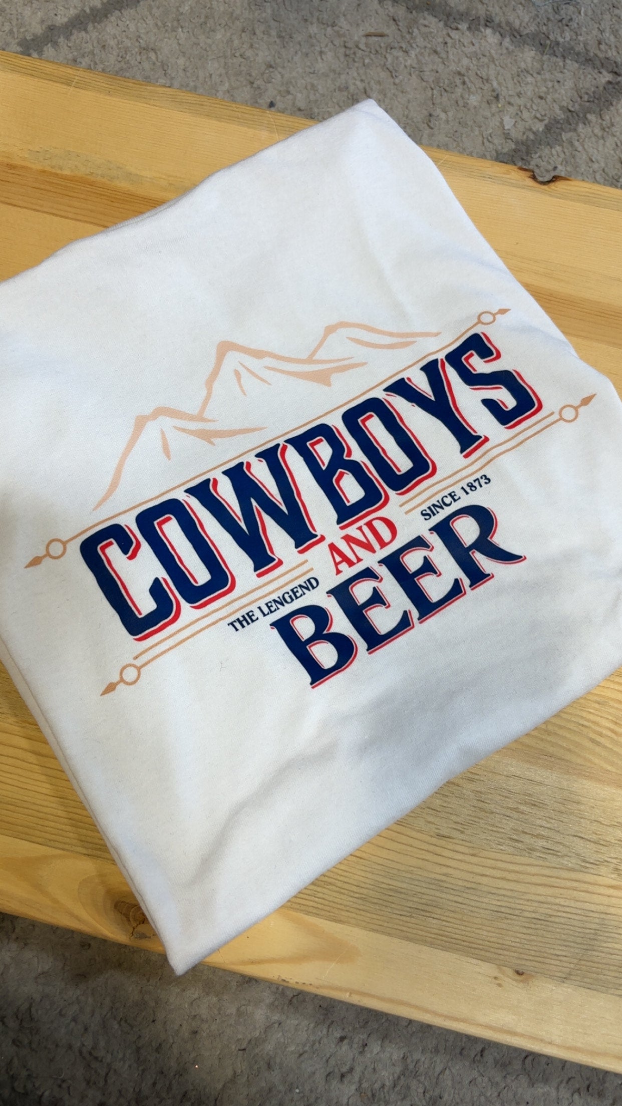 Cowboys and Beer Graphic Tee