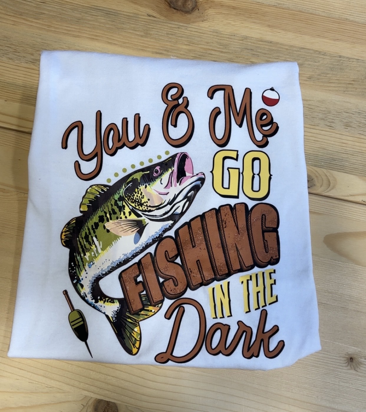 Fishing In The Dark Graphic Tee