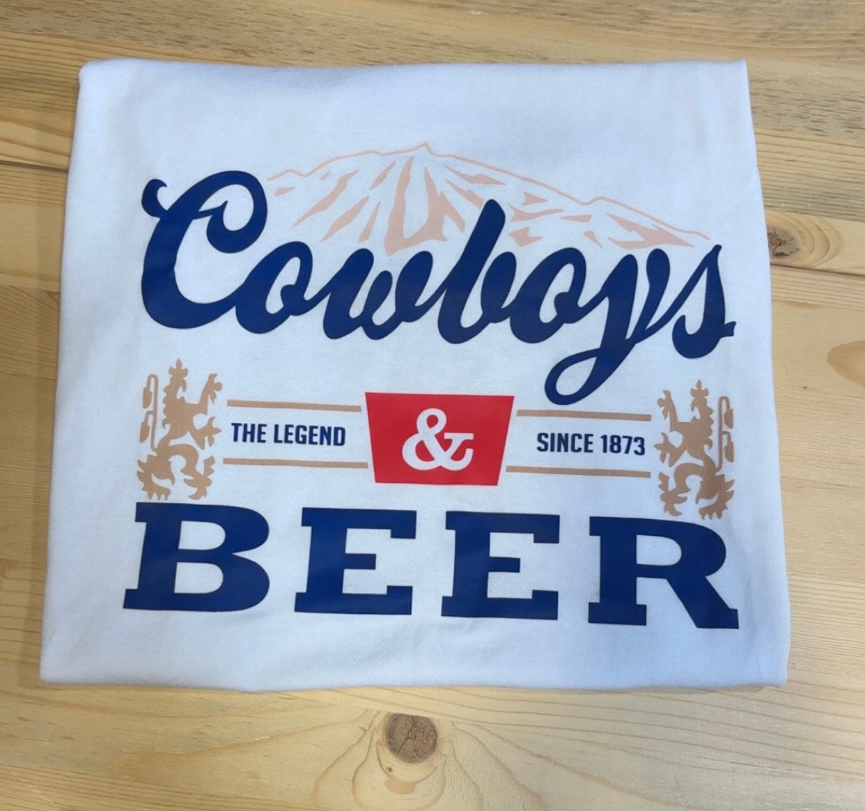 Cowboys & Beer Graphic Tee
