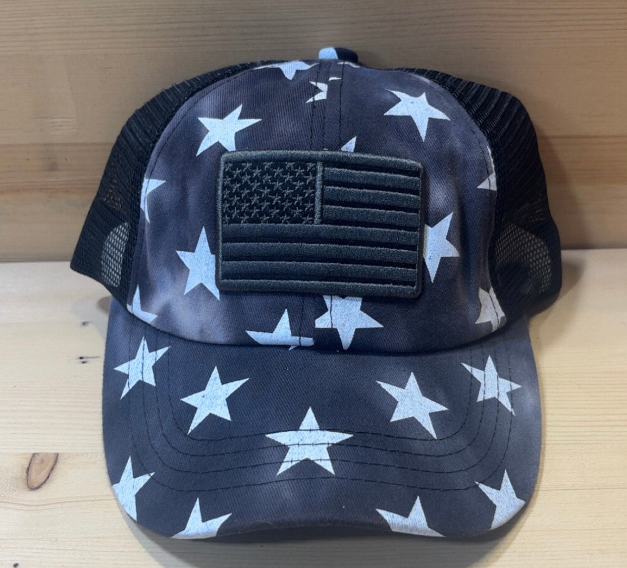 Flag and Stars C.C Pony Hat
