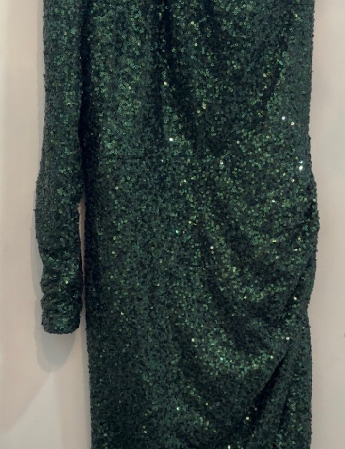 Sequence One Shoulder Cocktail Holiday Party Dress