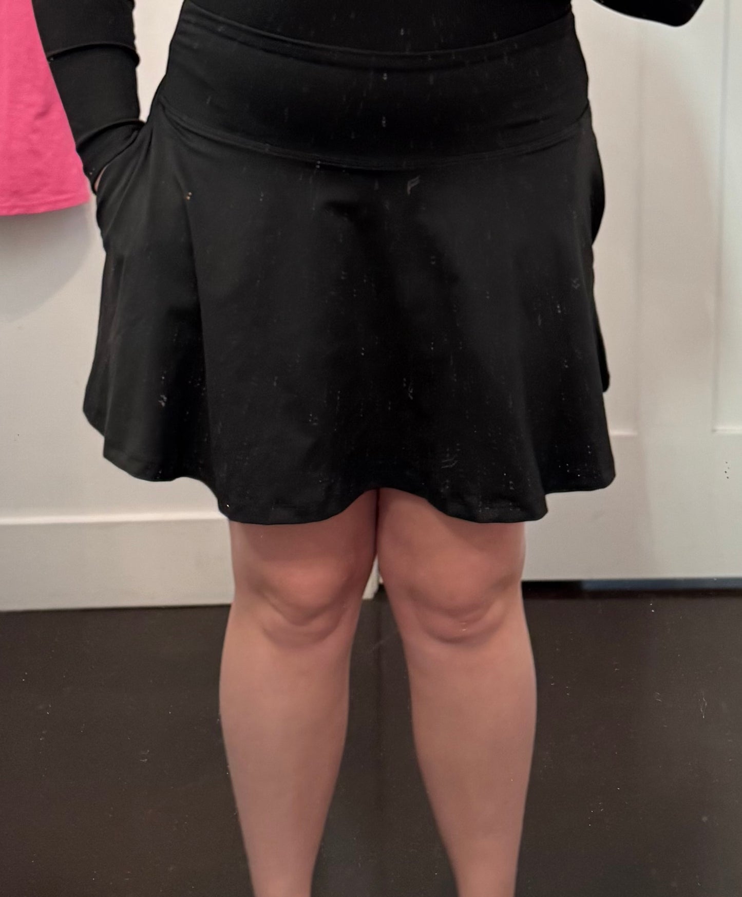 Black Athletic Skirt with Shorts