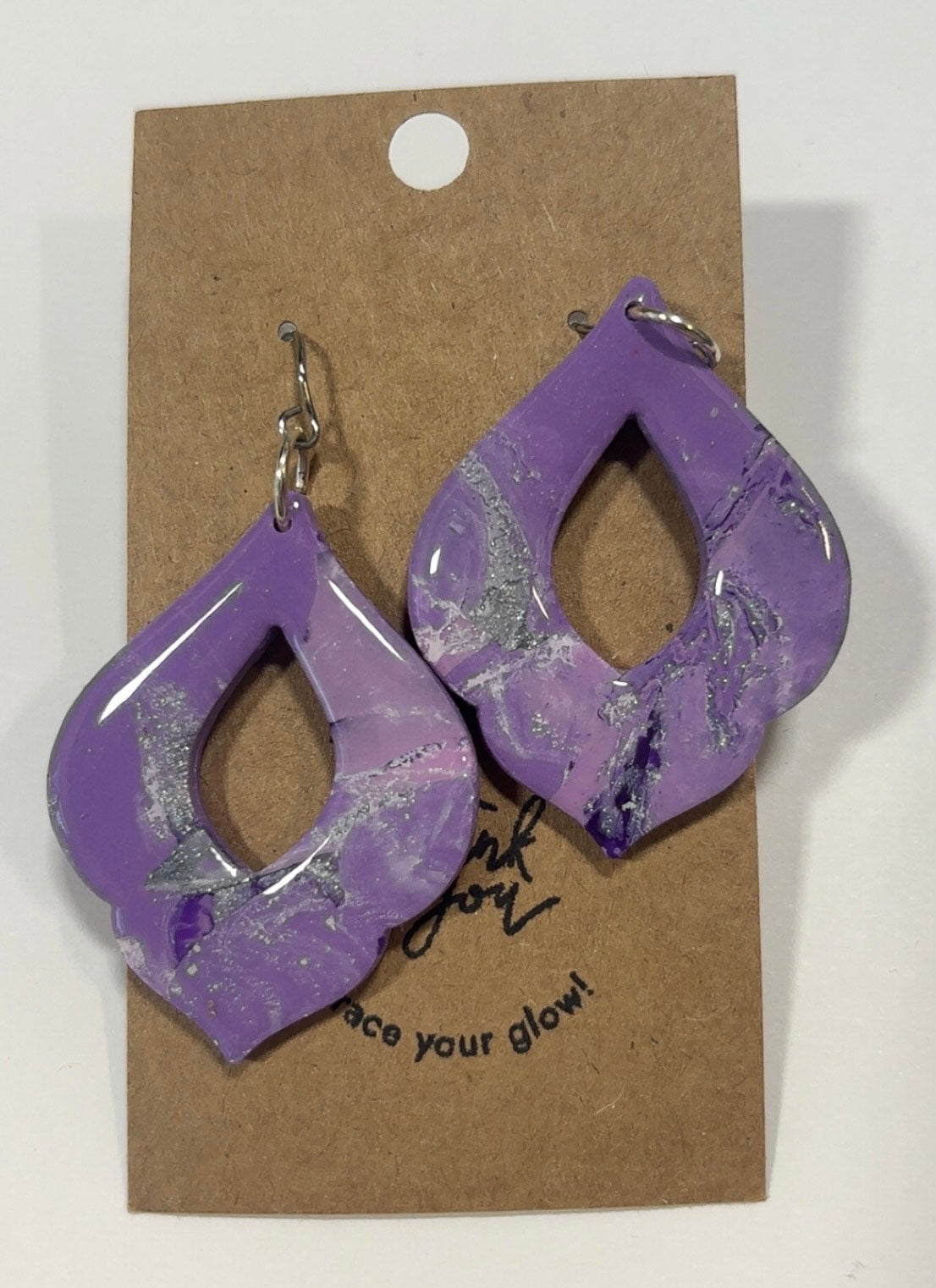 Purple Shimmer Earrings