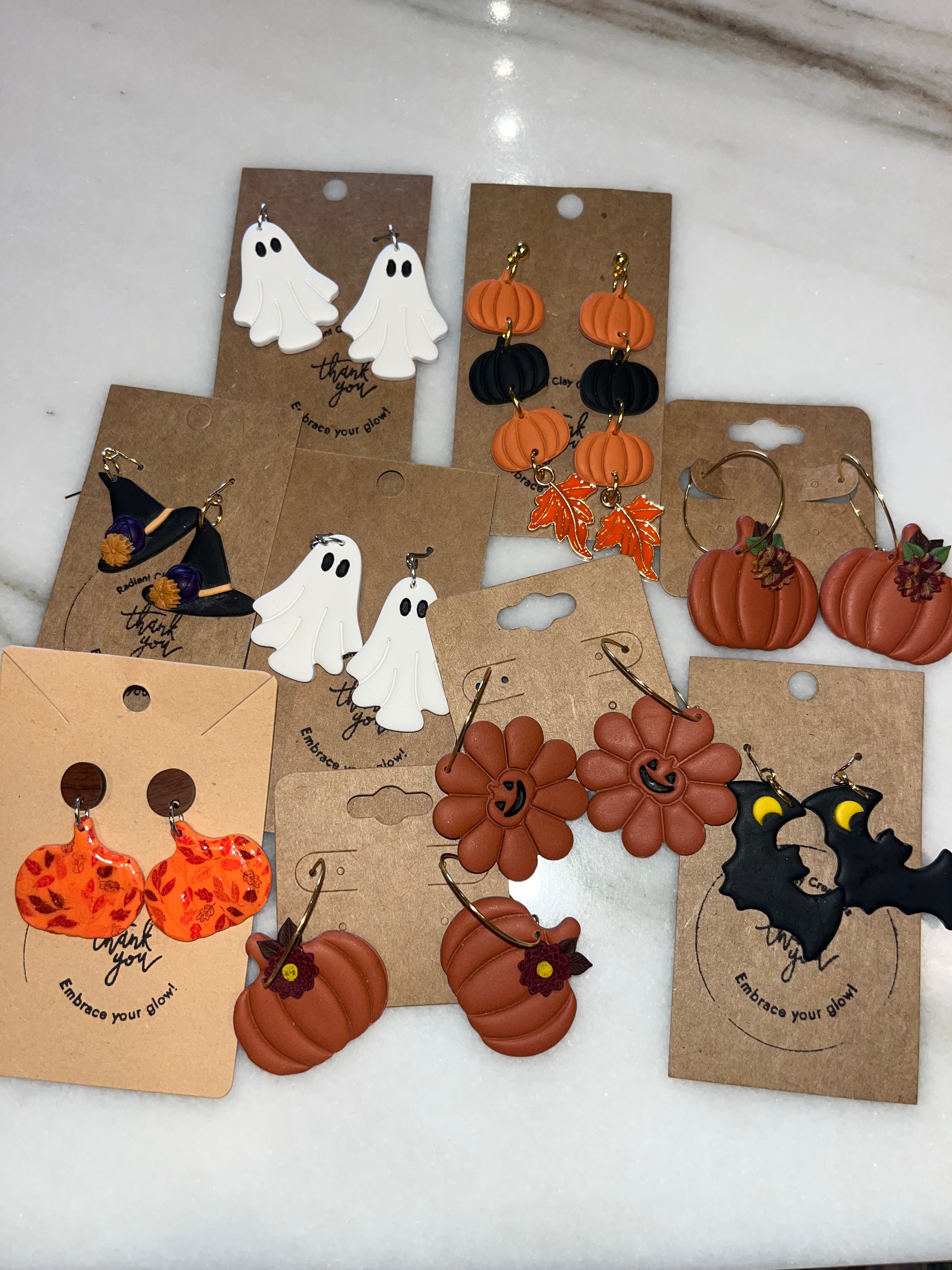 Clay Halloween Earrings