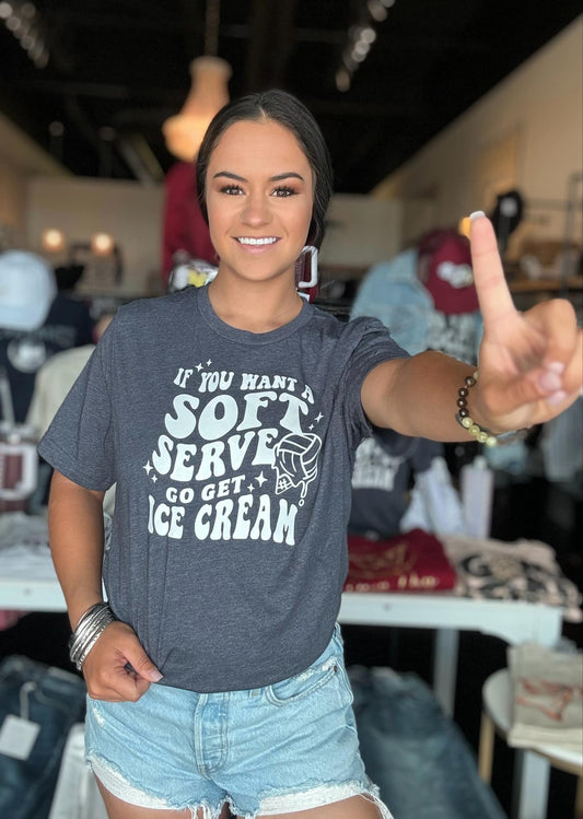 If you want a soft serve, go get an ice cream t-shirt