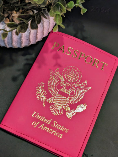 Pretty & Pink Passport Holder