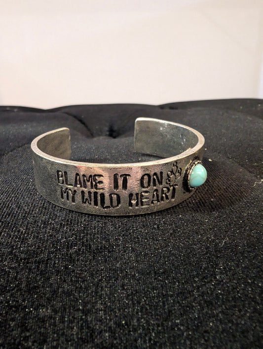 Wild heart turquoise bracelet