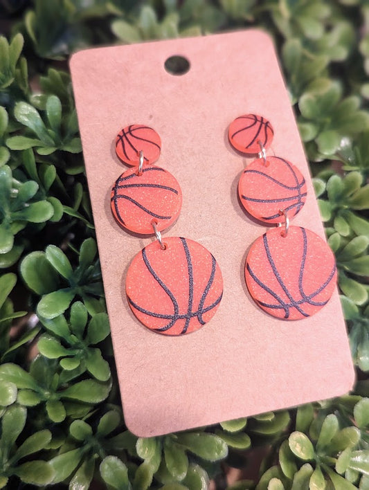 Basketball Earrings