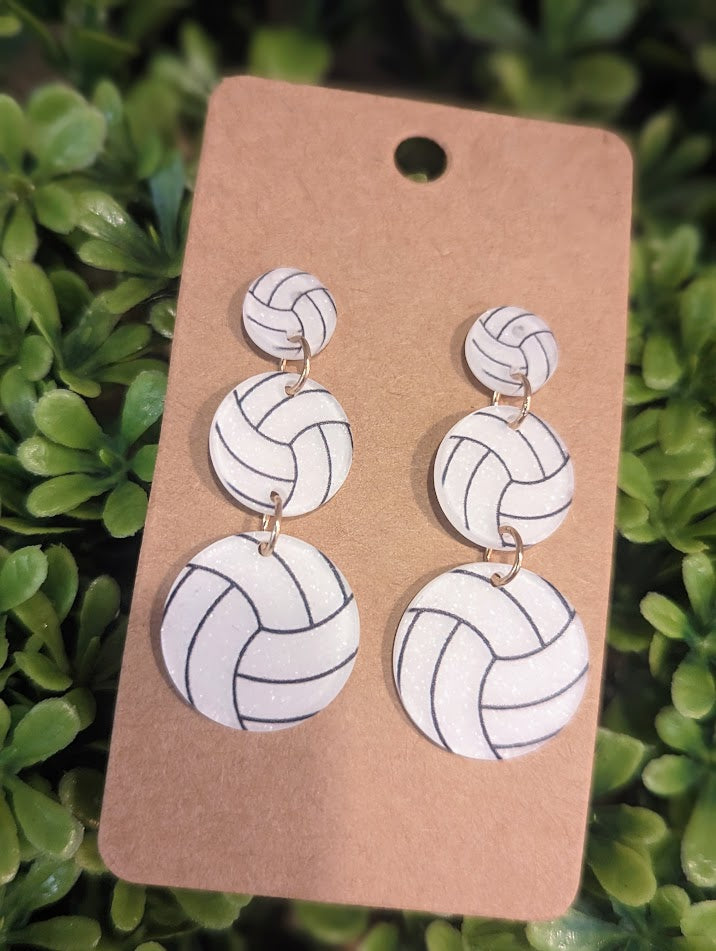 Volleyball Earrings