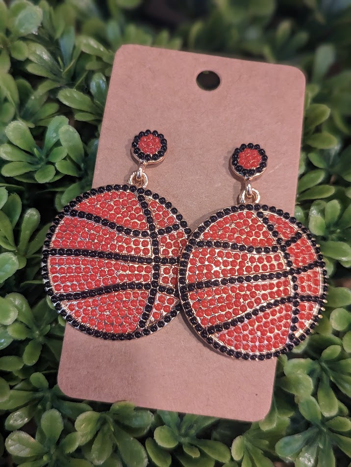 Basketball Earrings