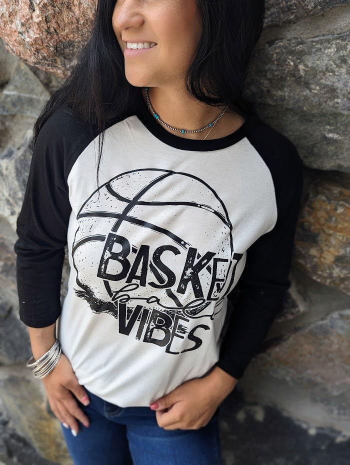 Basketball Vibes 3/4 Length Sleeve