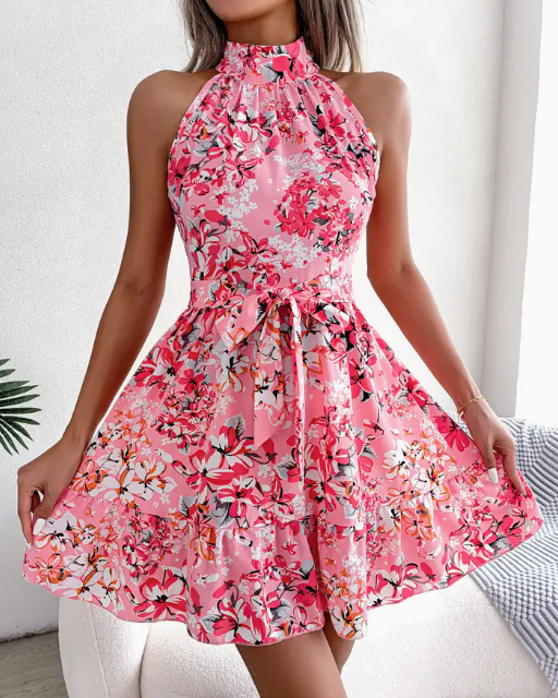 Garden Party Halter Dress – Bloom in Every Color