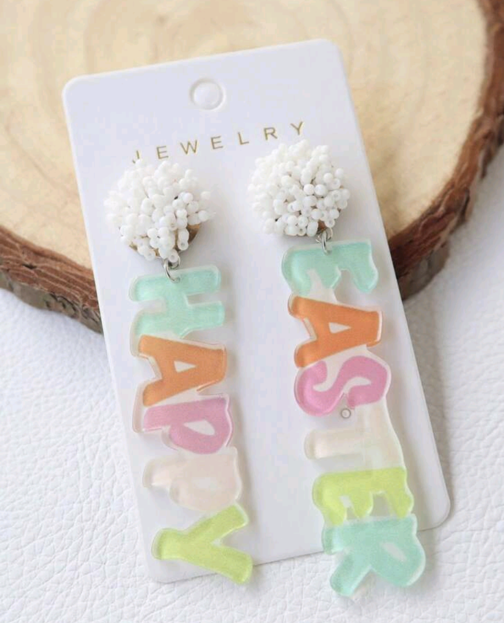 Happy Easter Earrings