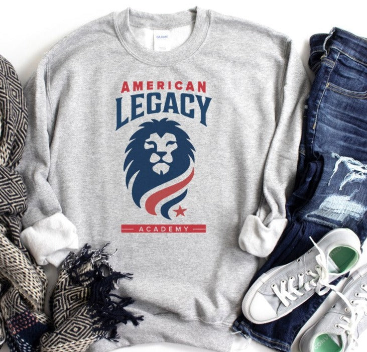 American Legacy- Sweatshirt Ash Grey