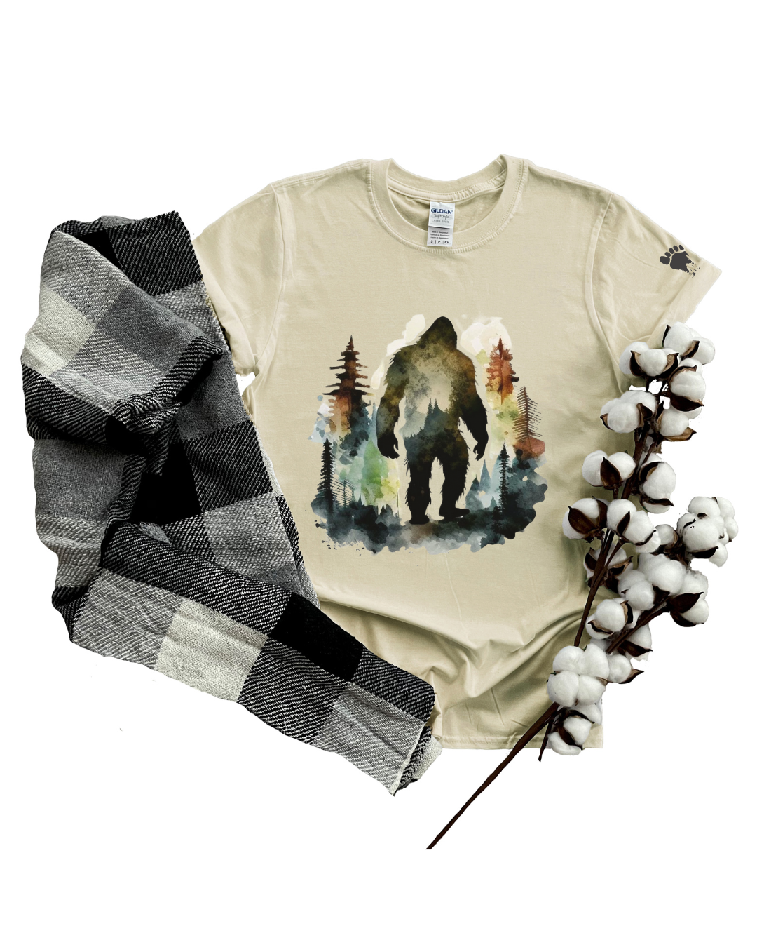 Sasquatch into the forest shirt