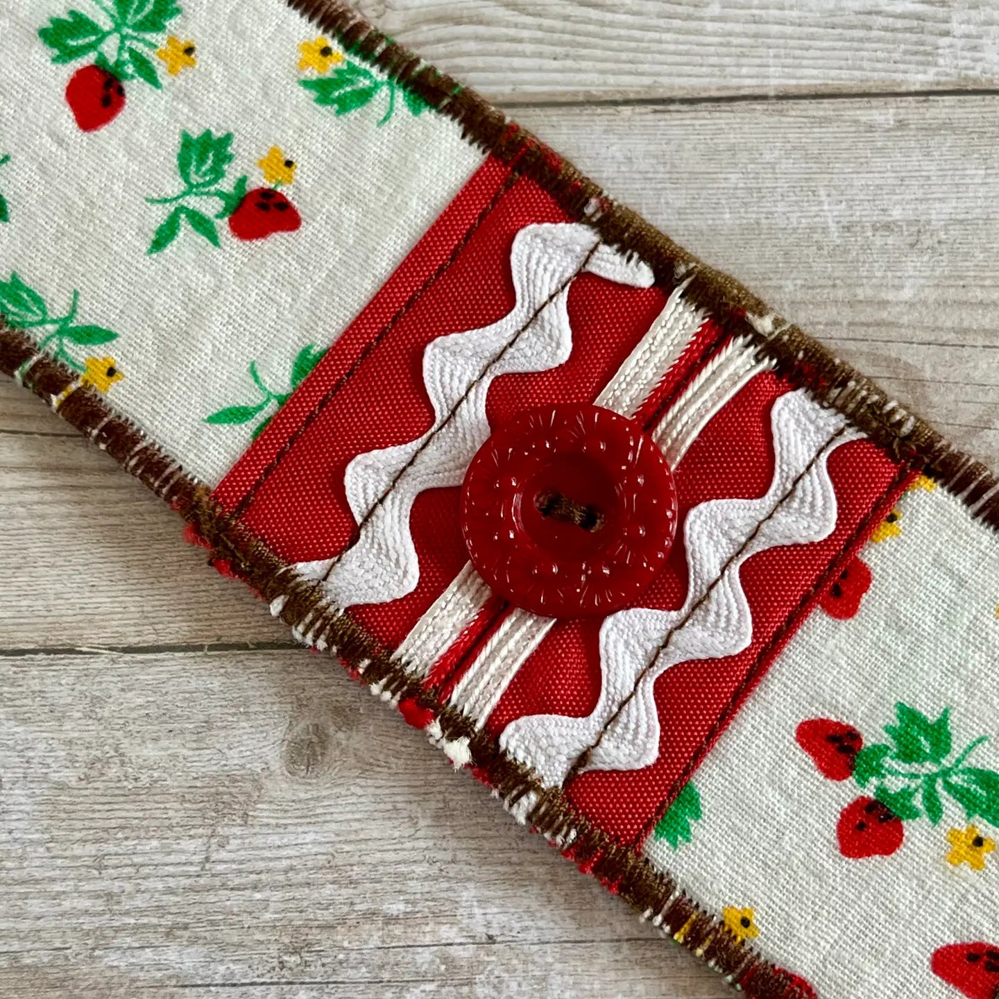 Open Window Studios Vintage Fabric Cuff