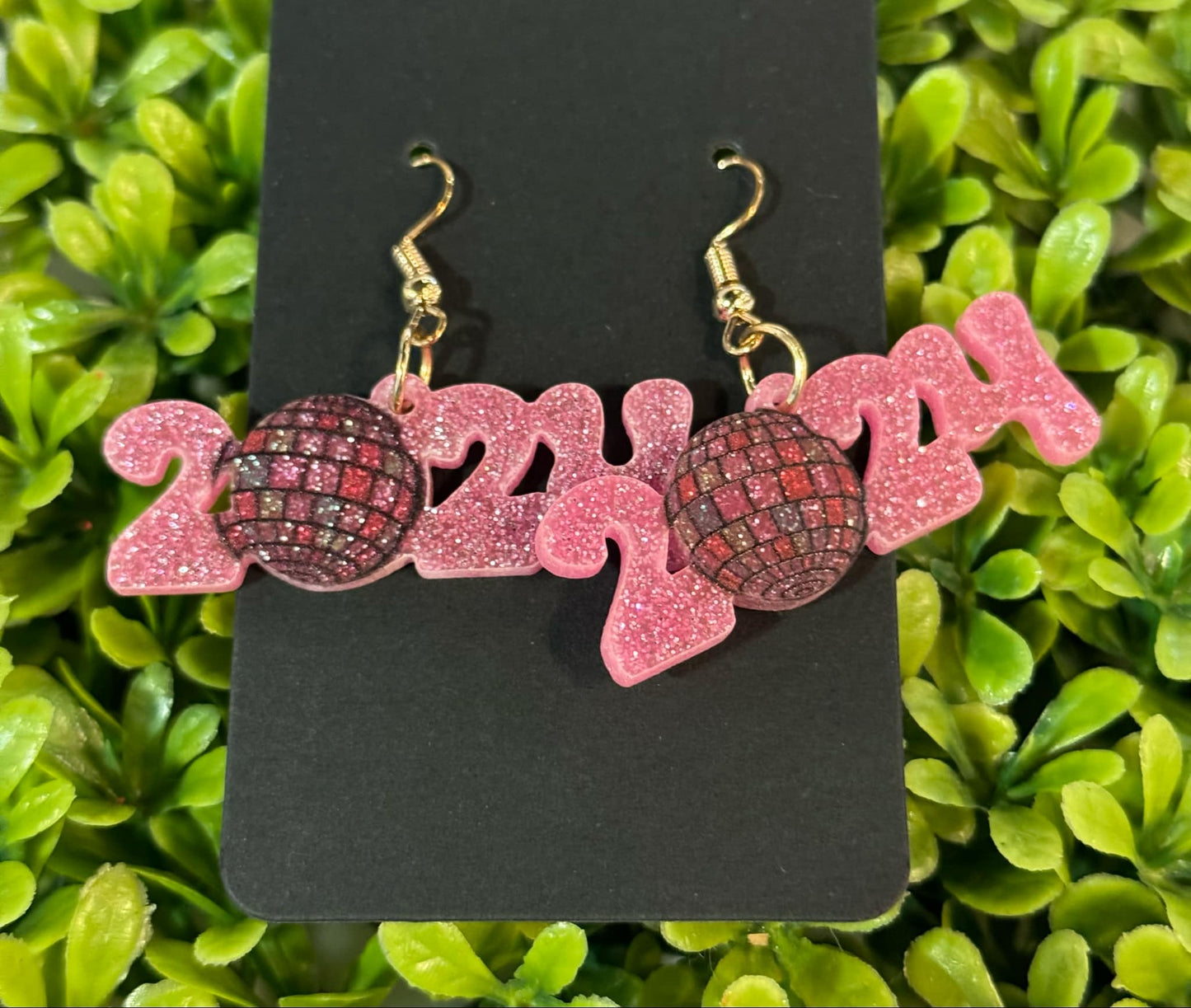 New Years 2024 Disco Earrings