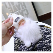 Fox Fur Doll Keychain Pendant