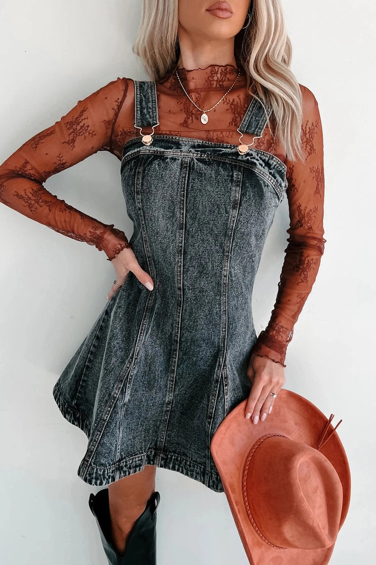 Denim Camisole Dress Overalls Skirt