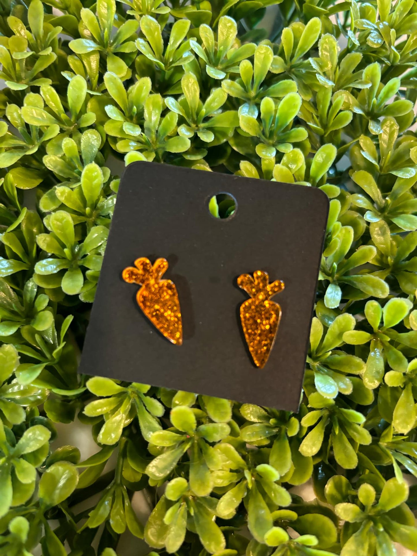 Orange Easter Carrot Earings