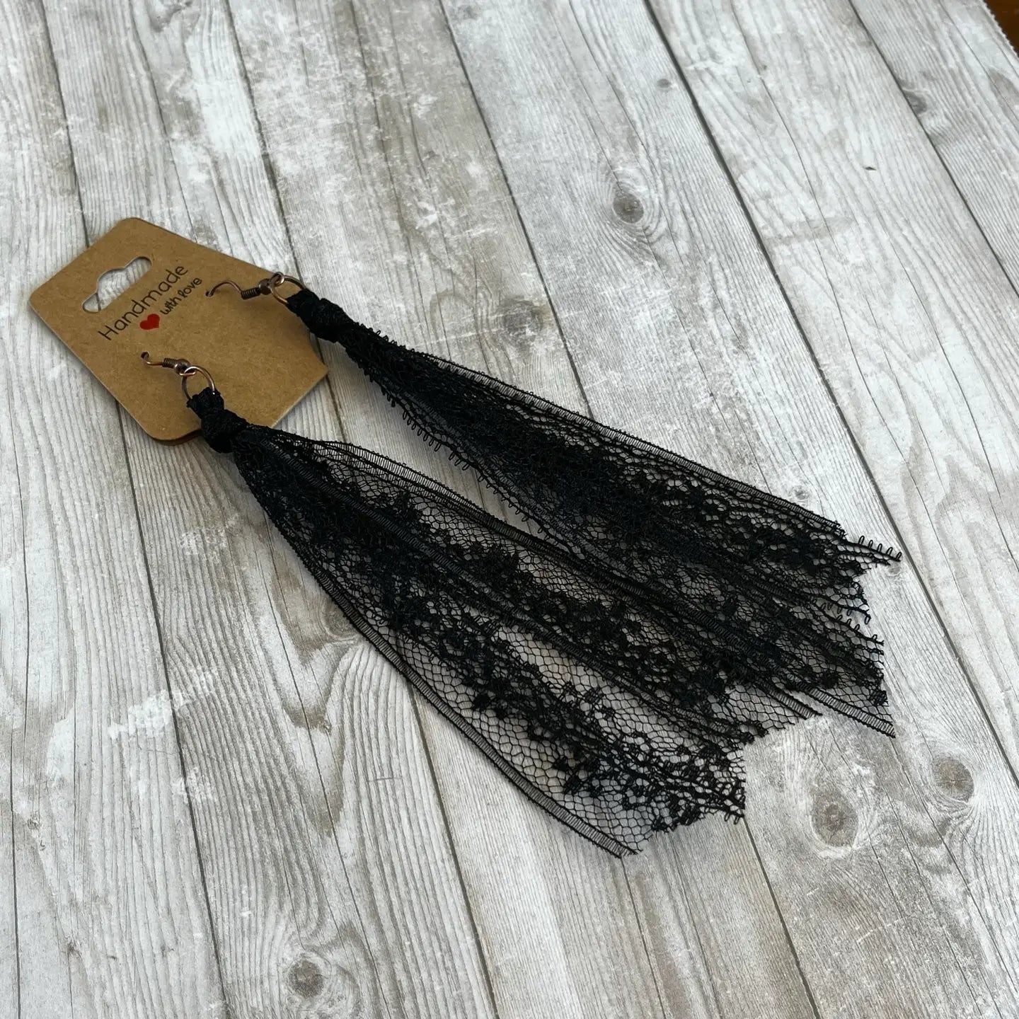 Open Window Studios Ribbon Tassel Earrings