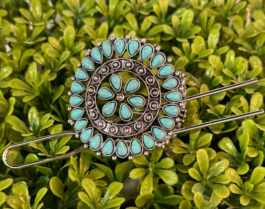 Turquoise Slide Hair Pin