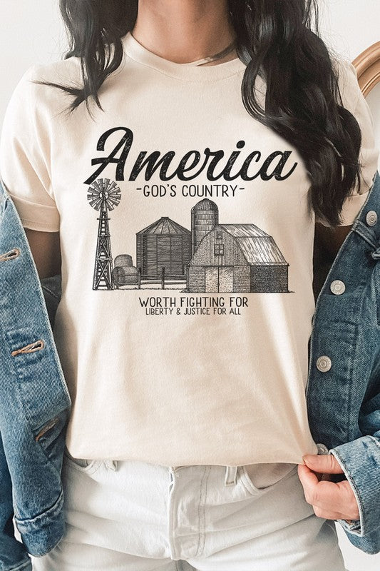 America Gods Country Graphic Tee