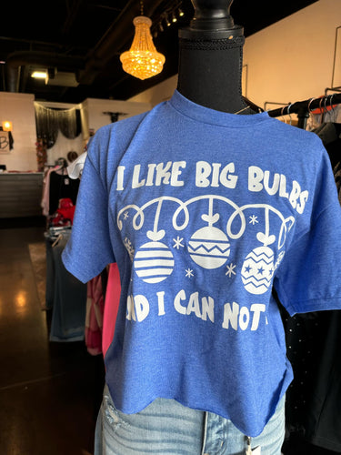 I Like Big Bulbs and I Cannot Lie Cropped Tee