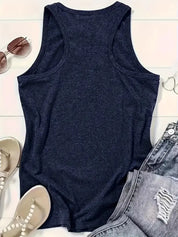 Vintage Retro Rock N Roll Graphic Tank Top