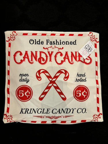 Candy Cane Pillow Case