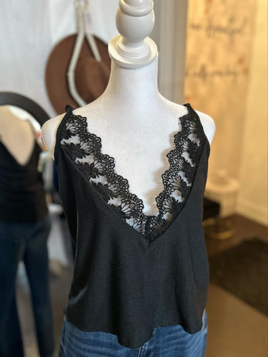 Black Lace Tank