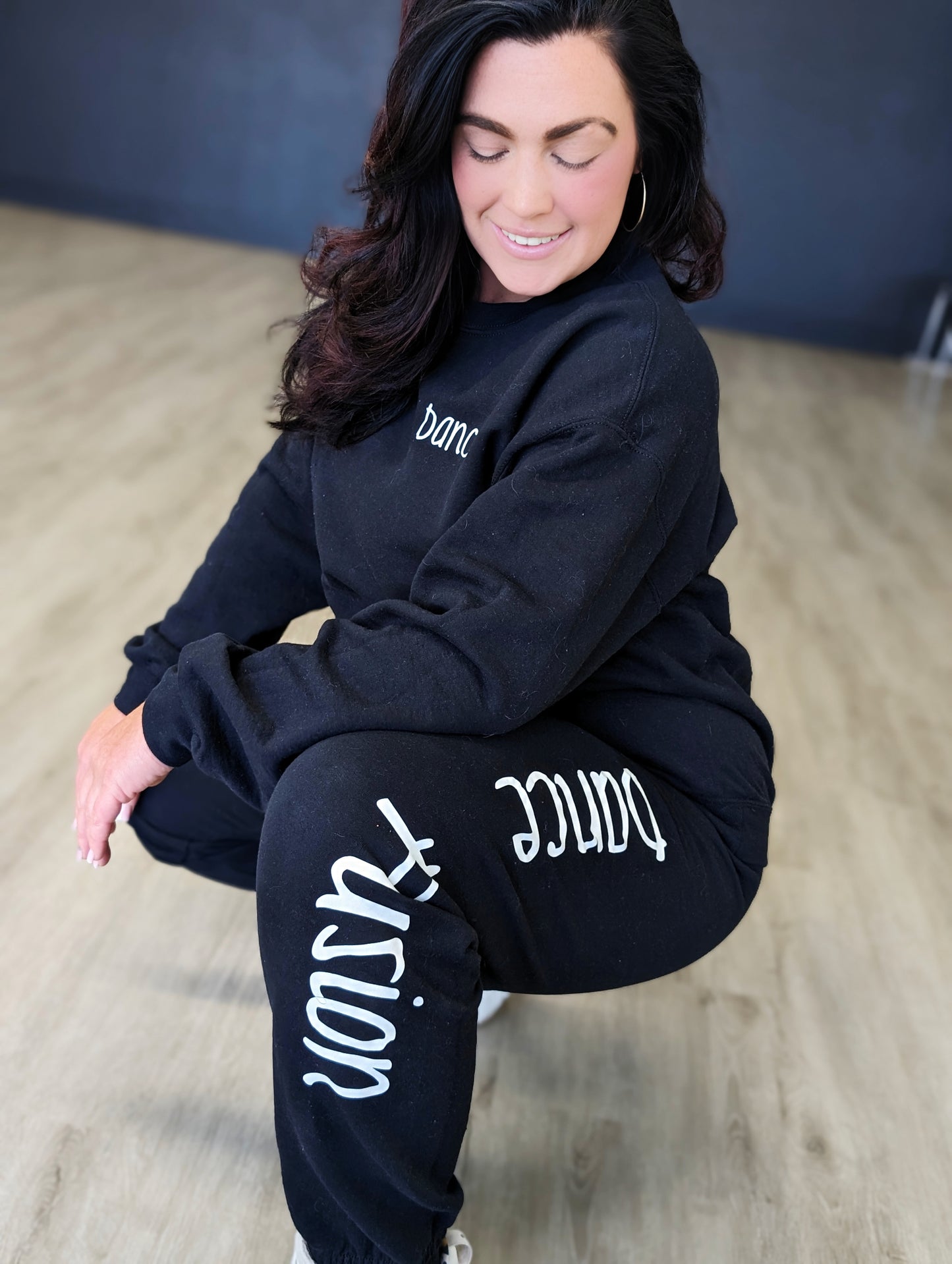 Dance Fusion Black Sweatpants