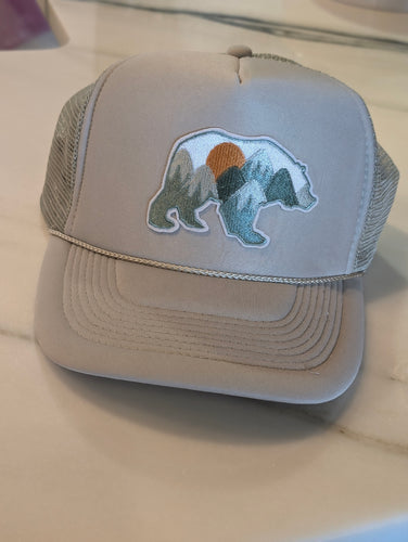 Colorado Bear  Trucker Hat Custom Patches