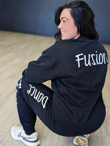 Dance Fusion Black Sweatpants