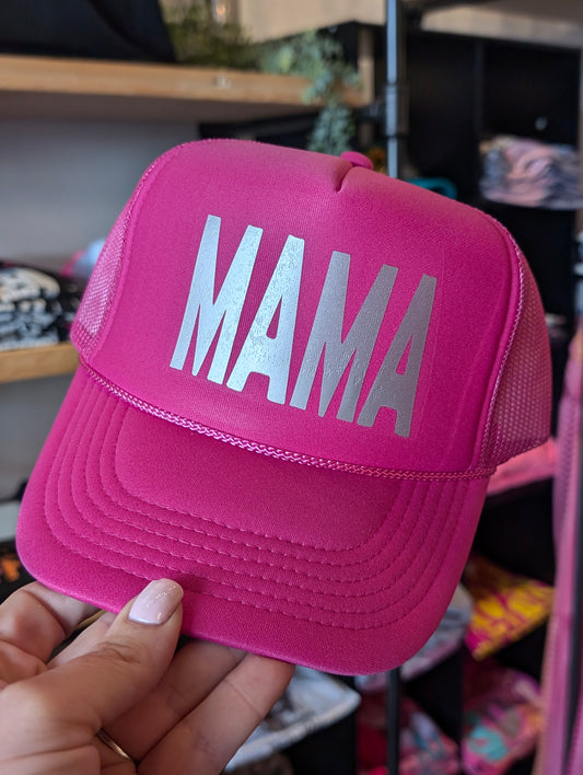 Pink Mama Trucker Hat