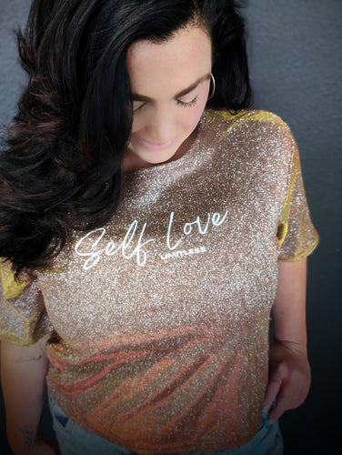 Self Love Glitter Top