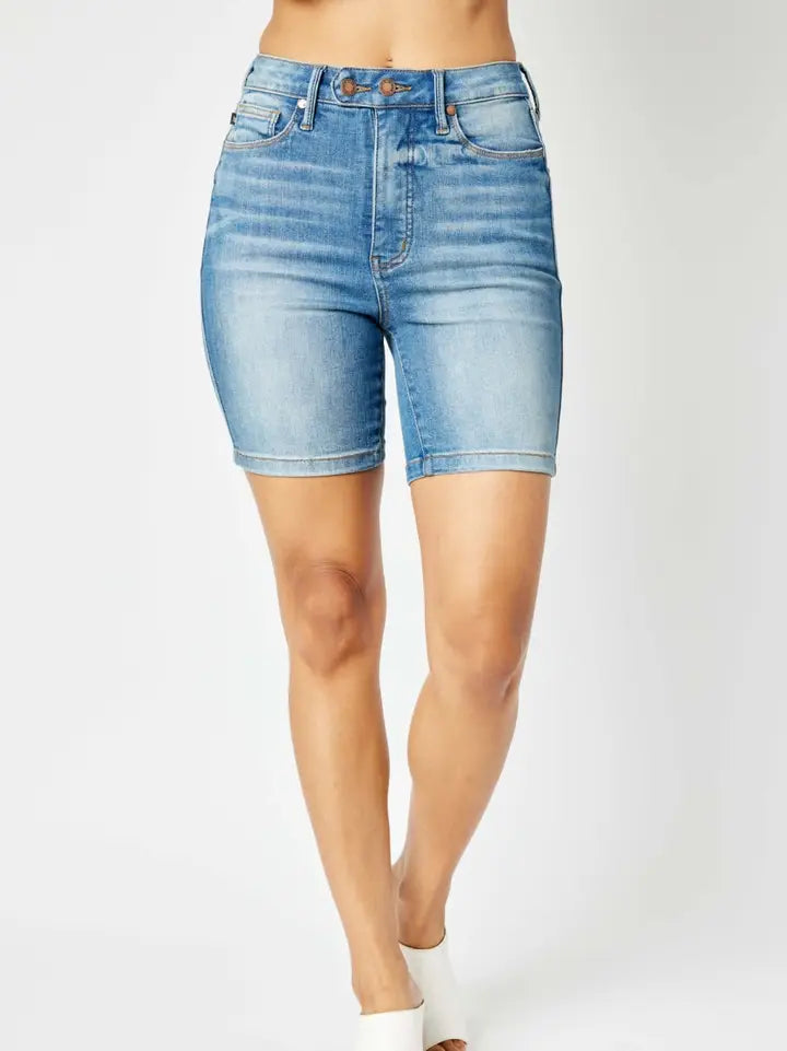 Hw Tummy Control Double Button Bermuda Shorts (Xl Only)