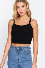 Load image into Gallery viewer, Lavender Ribbed Open Cross Back Crop Top