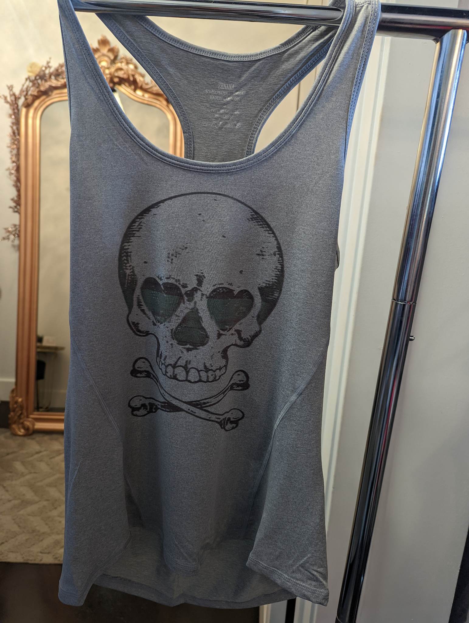 Athletic Skull Tank