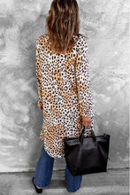 Load image into Gallery viewer, Leopard Print Long Cardigan