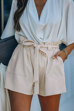 Load image into Gallery viewer, Apricot Cotton Blend Pocketed Knit Shorts