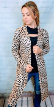 Load image into Gallery viewer, Leopard Print Long Cardigan