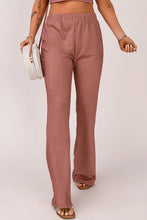 Load image into Gallery viewer, Red Striped High Waist Wide Leg Pants