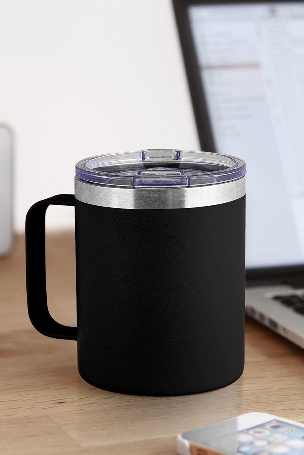 Black Vacuum Insulated Mug